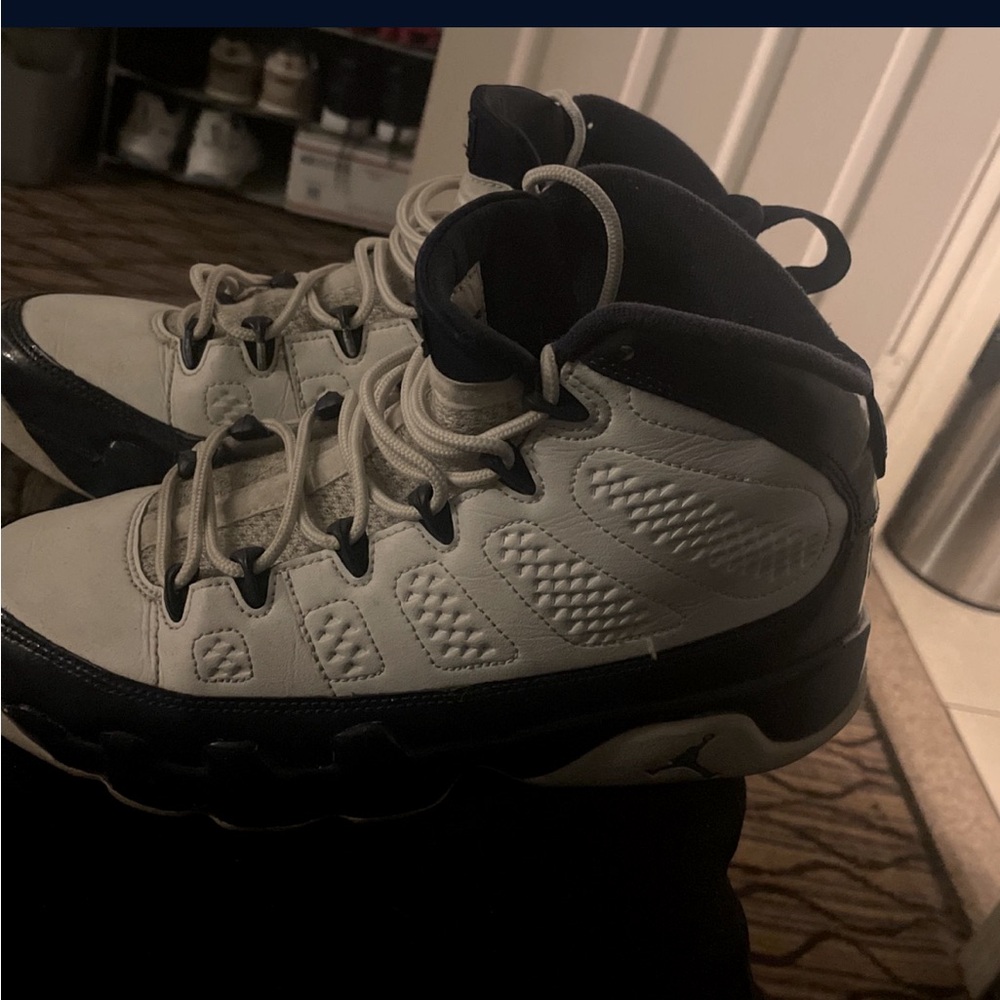 Men’s Jordan’s 9 Retro White/ Blue